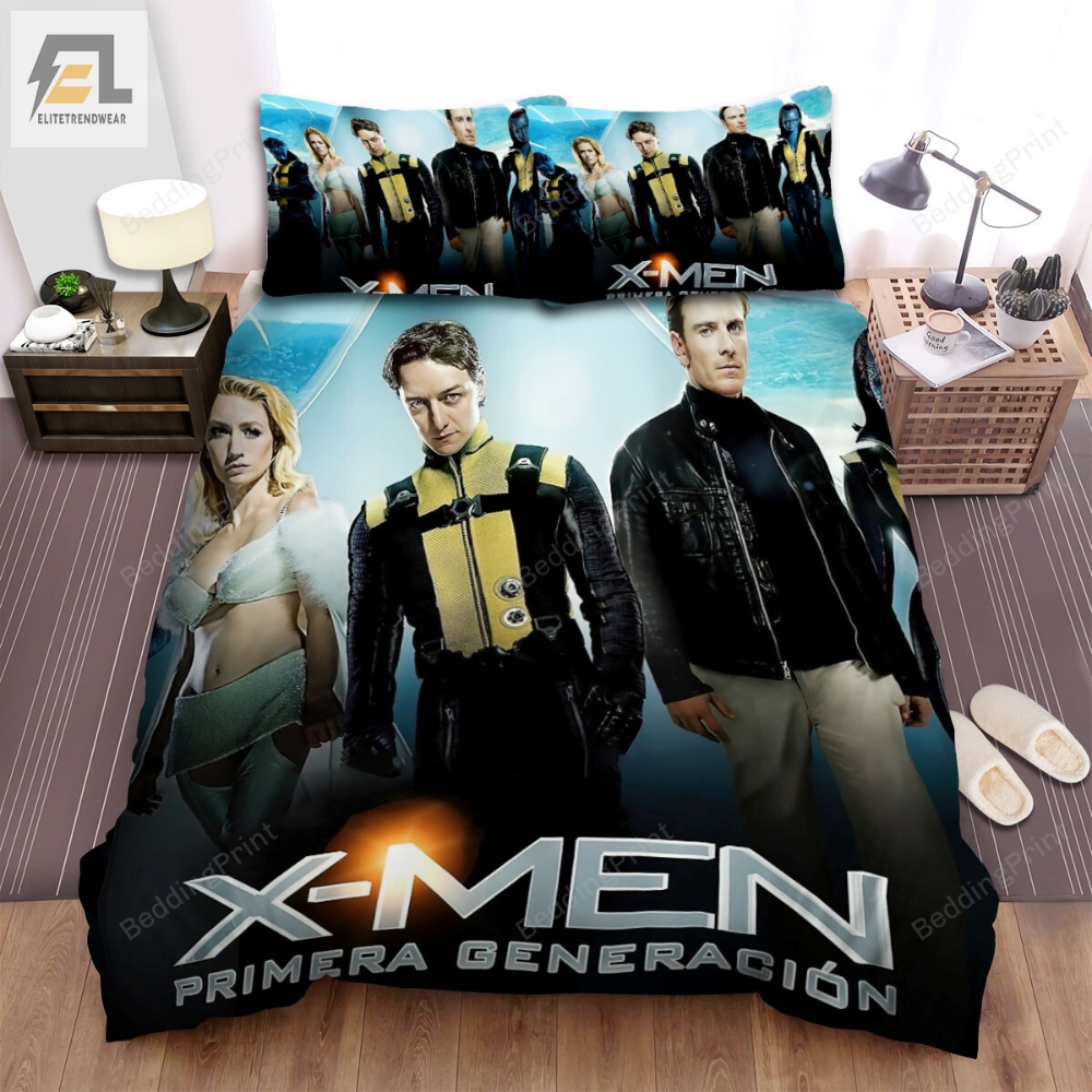 Xmen First Class Movie Art 2 Bed Sheets Duvet Cover Bedding Sets 
