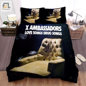 X Ambassadors Love Songs Drug Songs Bed Sheets Spread Comforter Duvet Cover Bedding Sets elitetrendwear 1 1