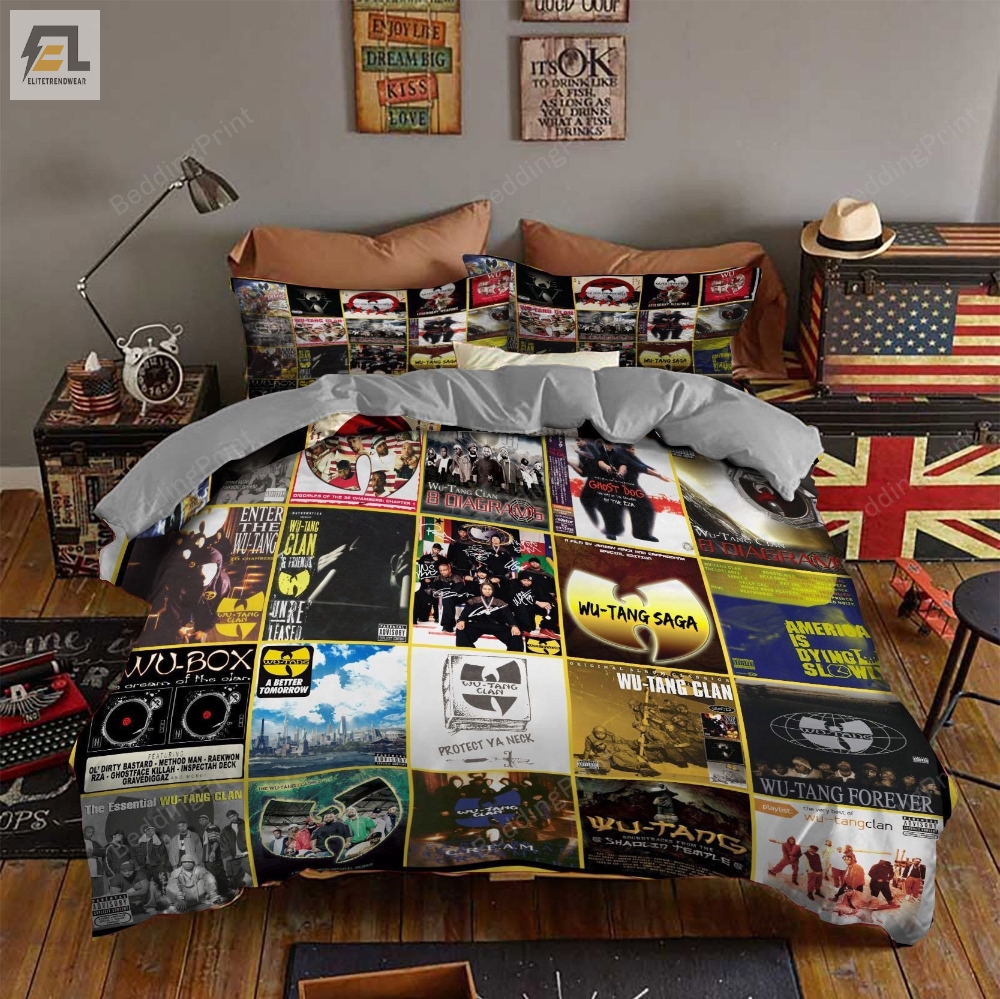 Wutang An American Saga 1 Bedding Set Duvet Cover  Pillow Cases 