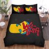 Wutang Clan Logo Cartoon Style Bed Sheets Spread Comforter Duvet Cover Bedding Sets elitetrendwear 1