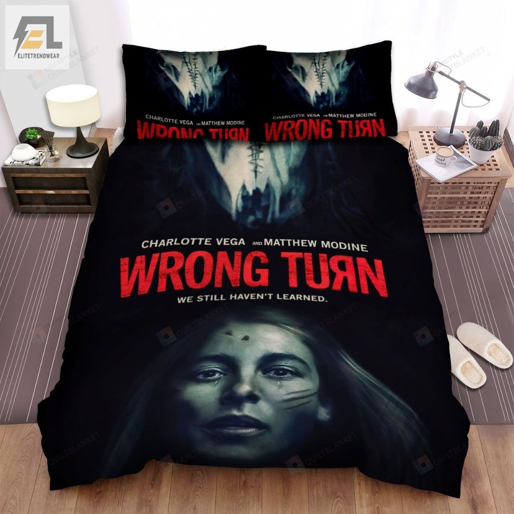Wrong Turn 7 We Still Havenât Learn Movie Poster Bed Sheets Spread Comforter Duvet Cover Bedding Sets 