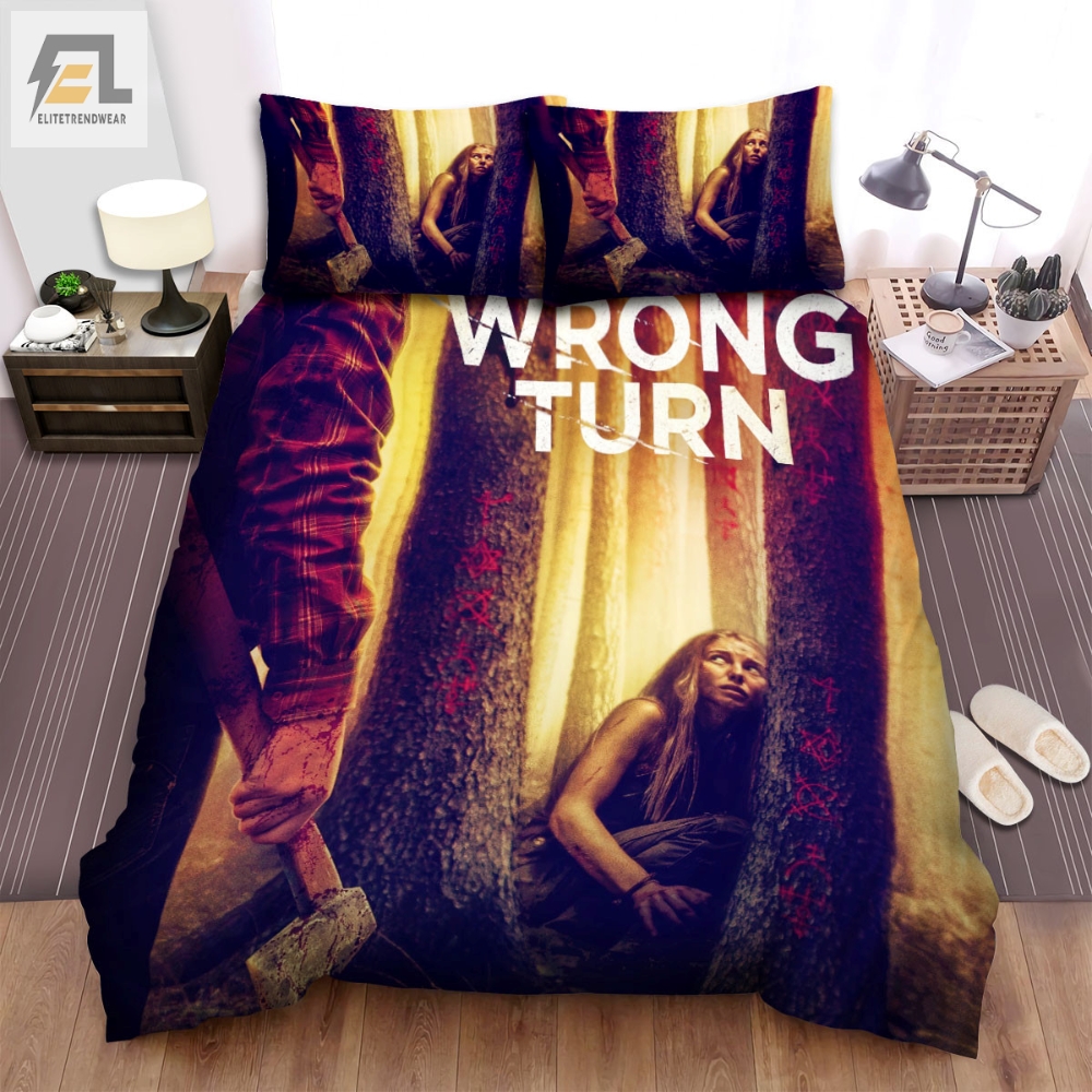 Wrong Turn 7 This Land Is Their Land Movie Poster Ver 2 Bed Sheets Spread Comforter Duvet Cover Bedding Sets 