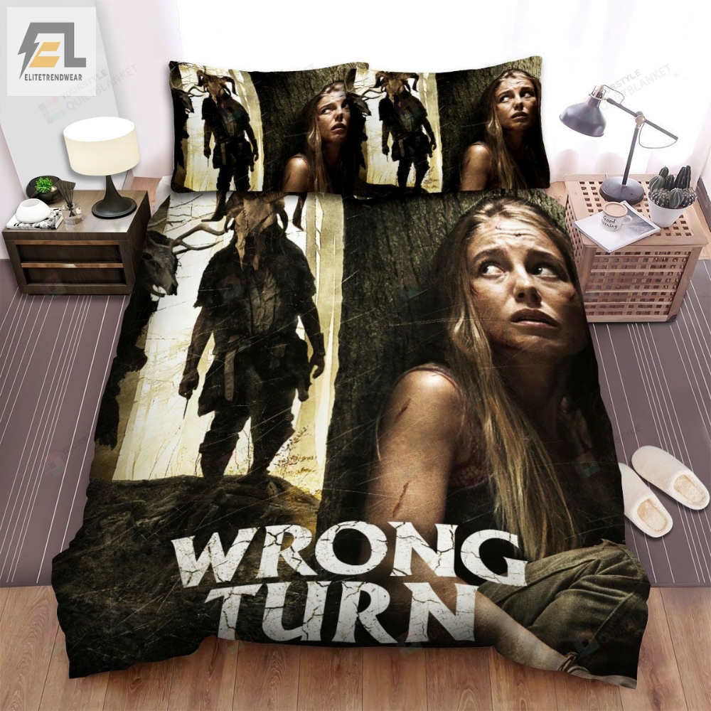 Wrong Turn 7 Never Go Off Trail Movie Poster Bed Sheets Spread Comforter Duvet Cover Bedding Sets 