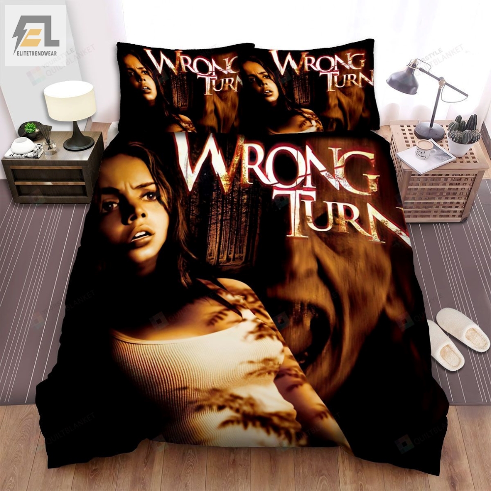 Wrong Turn I Movie Poster 1 Bed Sheets Spread Comforter Duvet Cover Bedding Sets 