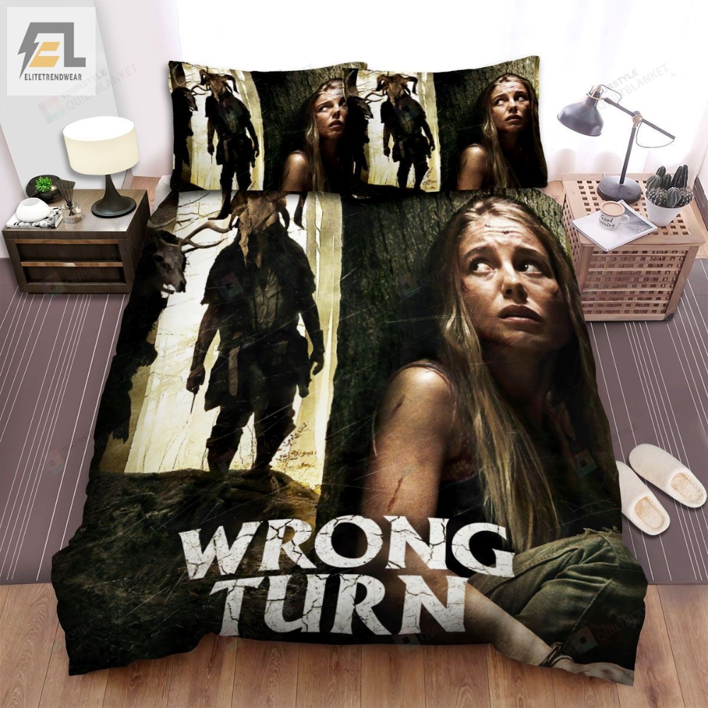 Wrong Turn I Movie Poster 2 Bed Sheets Spread Comforter Duvet Cover Bedding Sets 
