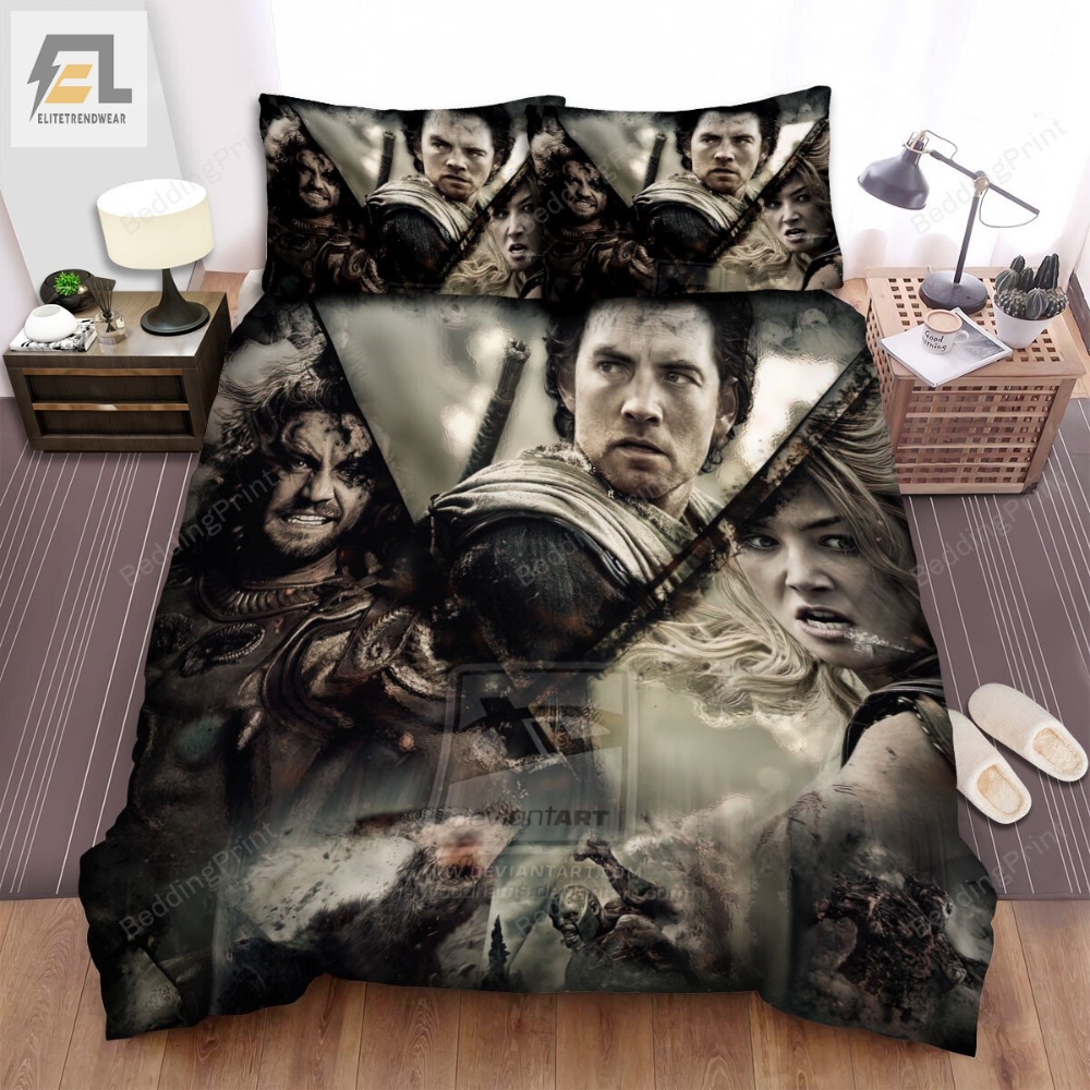 Wrath Of The Titans 2012 Movie Poster Fanart 2 Bed Sheets Duvet Cover Bedding Sets 