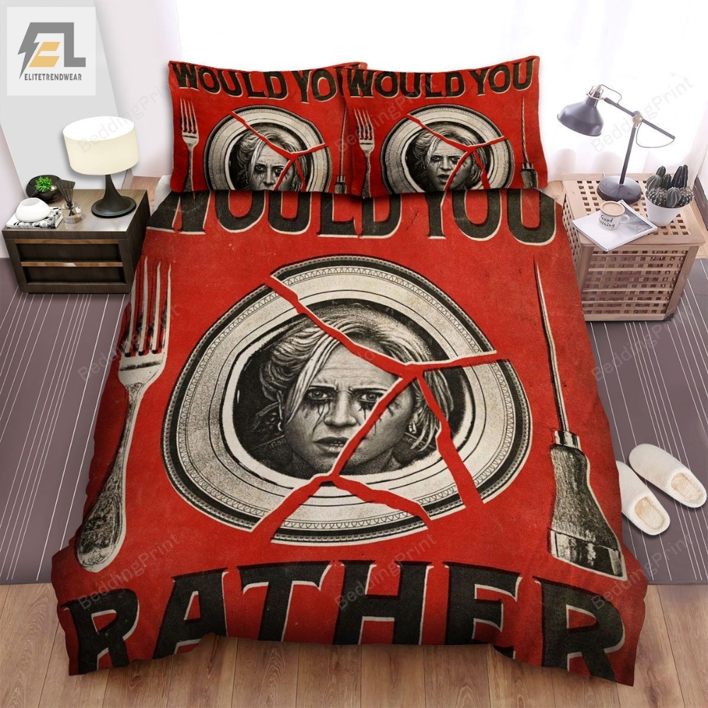 Would You Rather Movie Poster Iv Photo Bed Sheets Spread Comforter Duvet Cover Bedding Sets 