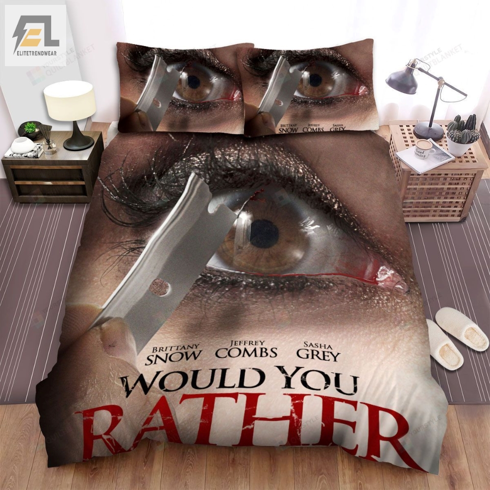 Would You Rather Movie Poster Iii Photo Bed Sheets Spread Comforter Duvet Cover Bedding Sets 