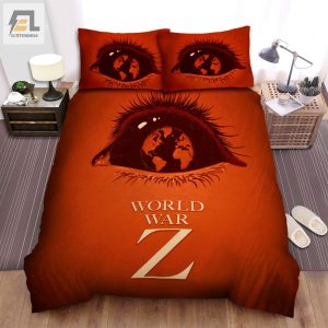 World War Z Movie Poster Bed Sheets Spread Comforter Duvet Cover Bedding Sets Ver 9 elitetrendwear 1 1