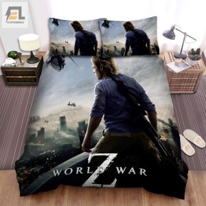 World War Z Movie Poster Bed Sheets Spread Comforter Duvet Cover Bedding Sets Ver 18 elitetrendwear 1 3