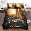 World War Z Movie Poster Bed Sheets Spread Comforter Duvet Cover Bedding Sets Ver 12 elitetrendwear 1