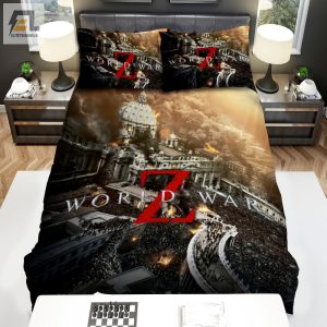 World War Z Movie Poster Bed Sheets Spread Comforter Duvet Cover Bedding Sets Ver 14 elitetrendwear 1 1