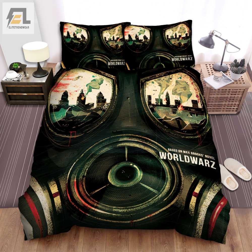 World War Z Movie Art Bed Sheets Spread Comforter Duvet Cover Bedding Sets Ver 8 