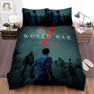 World War Z Movie Art Bed Sheets Spread Comforter Duvet Cover Bedding Sets Ver 10 elitetrendwear 1 1