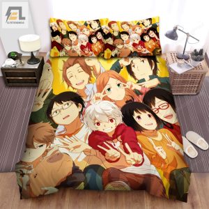 World Trigger Characters In Autumn Colors Bed Sheets Spread Duvet Cover Bedding Sets elitetrendwear 1 1