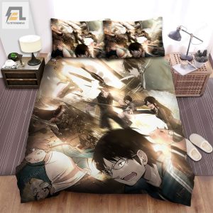 World Trigger Characters On Battlefield Artwork Bed Sheets Spread Duvet Cover Bedding Sets elitetrendwear 1 1