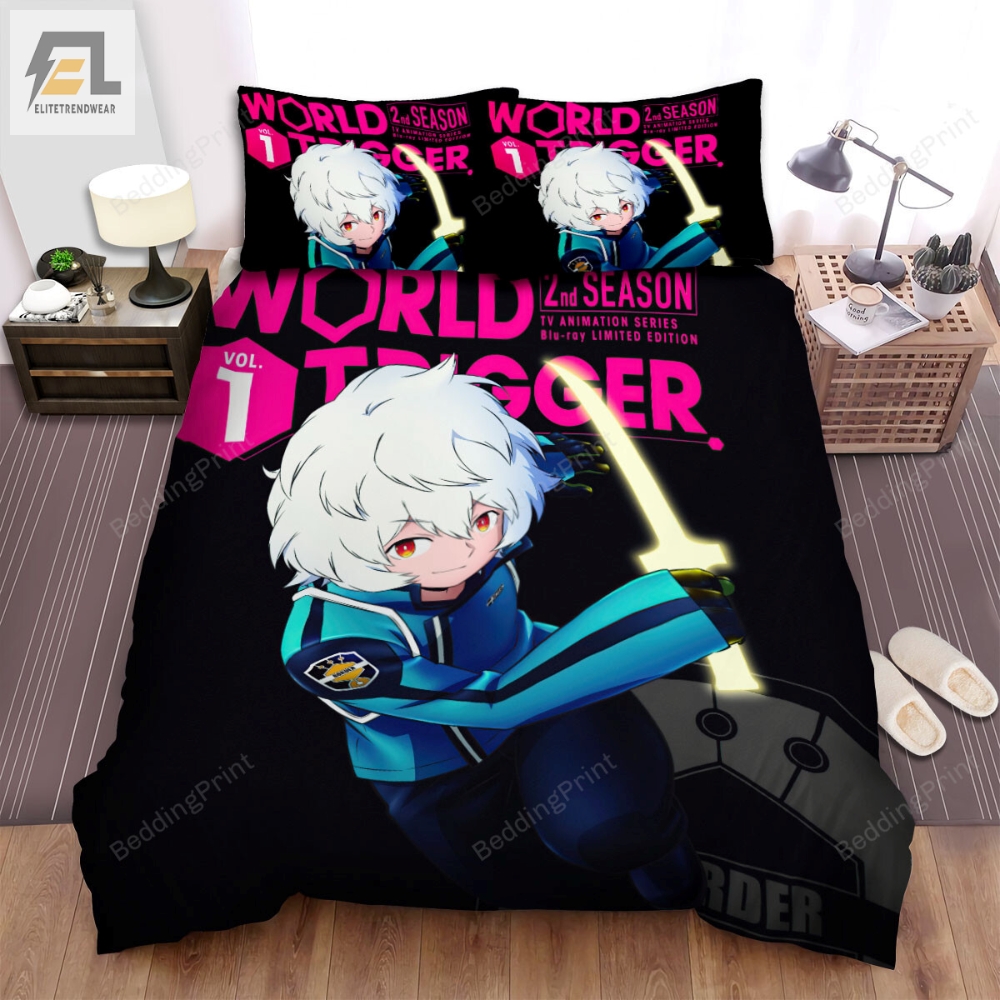 World Trigger Anime 2Nd Season Volume 1 Bed Sheets Spread Duvet Cover Bedding Sets 