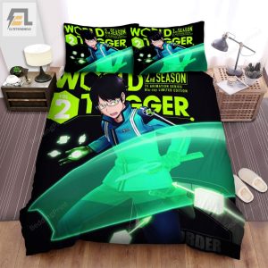 World Trigger Anime 2Nd Season Volume 2 Bed Sheets Spread Duvet Cover Bedding Sets elitetrendwear 1 1