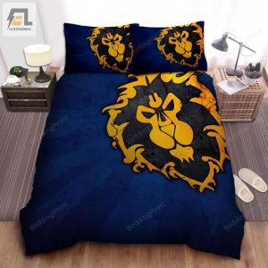 World Of Warcraft The Lion Symbol Bed Sheets Duvet Cover Bedding Sets elitetrendwear 1 1