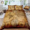 World Map Ancient Style Bedding Set Duvet Cover Pillow Cases elitetrendwear 1