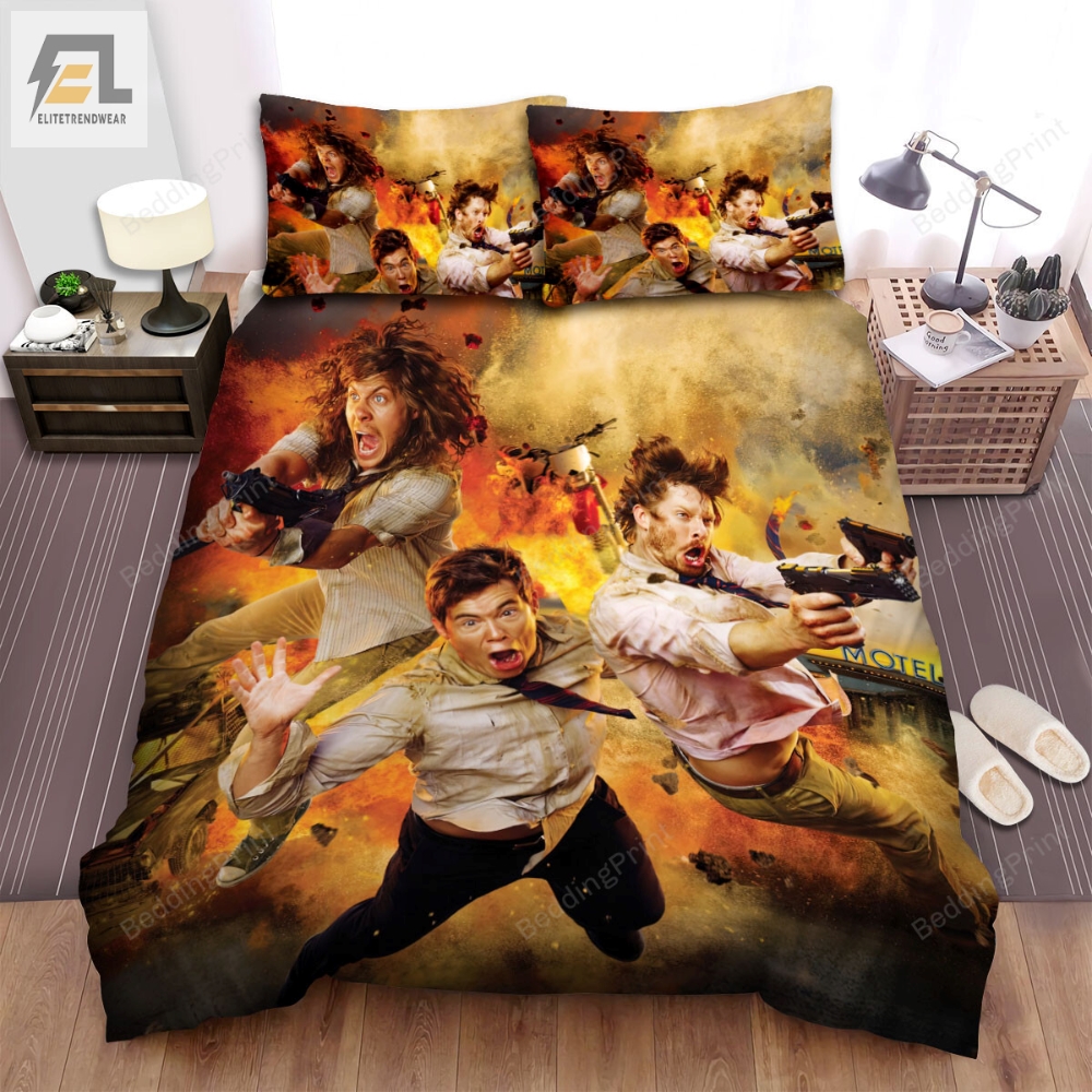 Workaholics Movie Poster 8 Bed Sheets Duvet Cover Bedding Sets 