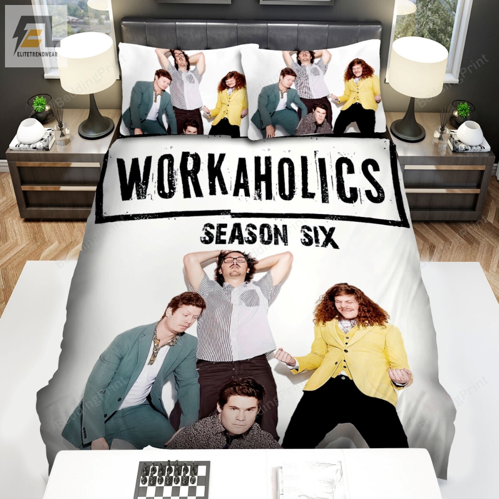 Workaholics Movie Poster 3 Bed Sheets Duvet Cover Bedding Sets 