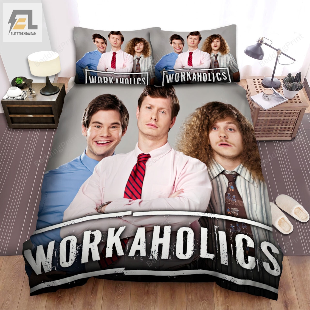 Workaholics Movie Poster 4 Bed Sheets Duvet Cover Bedding Sets 