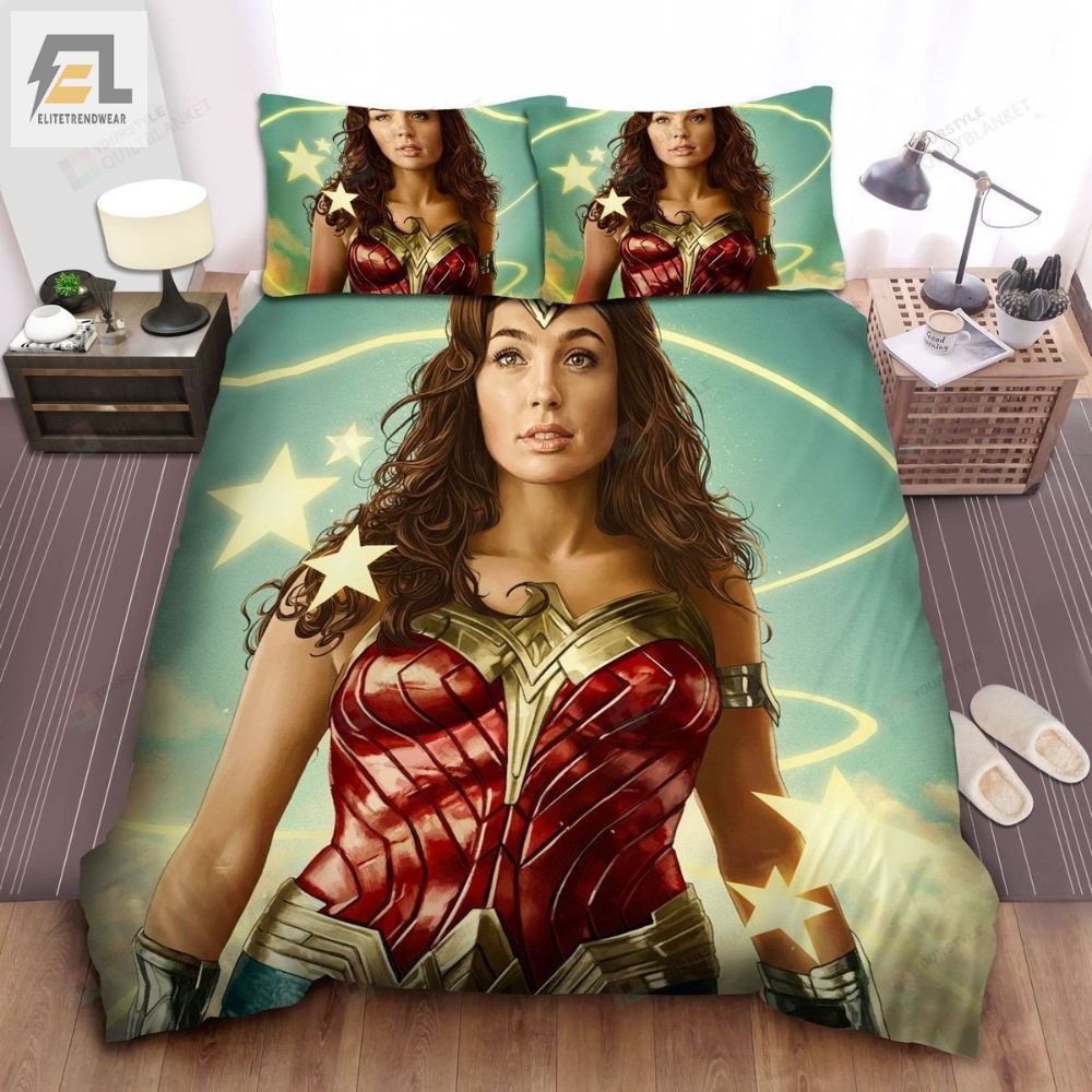 Wonder Woman Heroine Of Dc The Lasso Of Truth And Gal Gadot Bed Sheets Duvet Cover Bedding Sets 