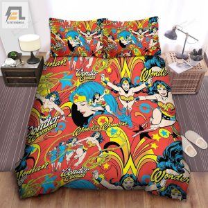 Wonder Woman Heroine Of Dc Antiques Dealer And Heroine Bed Sheets Duvet Cover Bedding Sets elitetrendwear 1 1