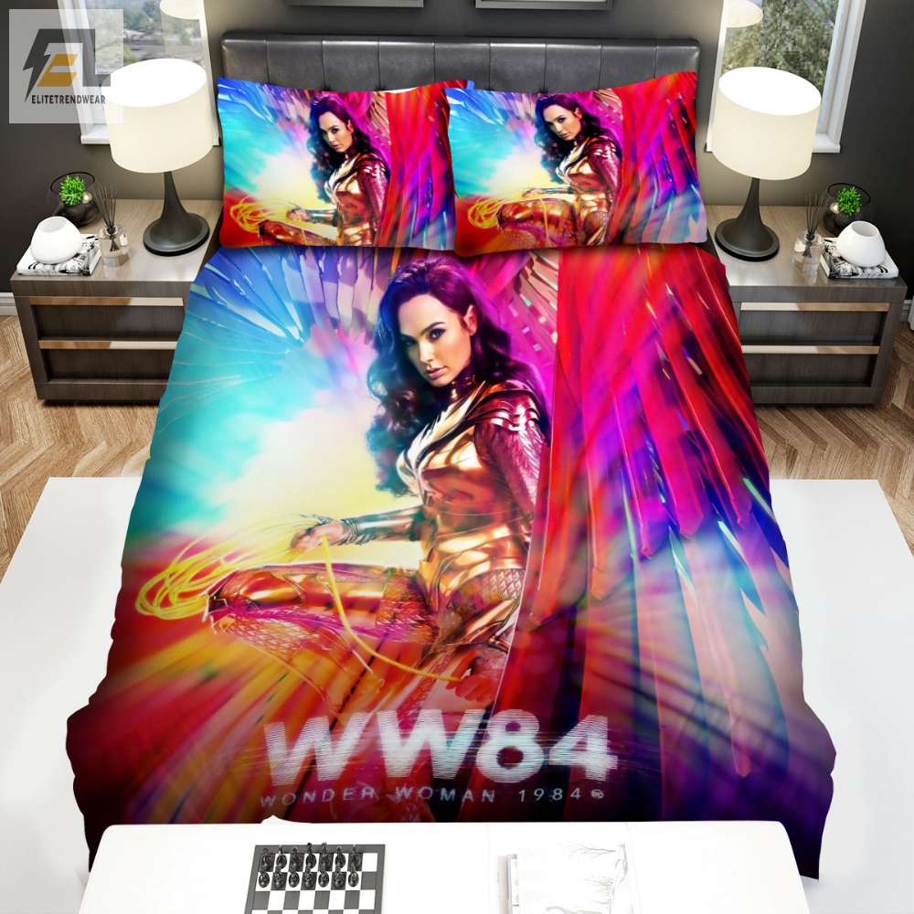 Wonder Woman 1984 Movie Poster Iii Bed Sheets Spread Comforter Duvet Cover Bedding Sets 