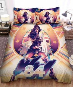 Wonder Woman 1984 Movie Firework Poster Bed Sheets Spread Comforter Duvet Cover Bedding Sets elitetrendwear 1 1