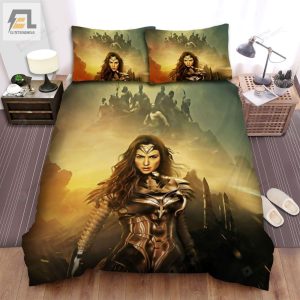 Wonder Woman 1984 Movie Diana Prince Poster Bed Sheets Spread Comforter Duvet Cover Bedding Sets elitetrendwear 1 1