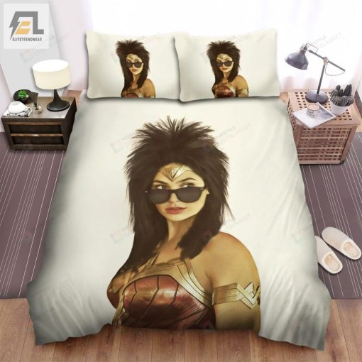 Wonder Woman 1984 Movie Cool Hair Poster Bed Sheets Spread Comforter Duvet Cover Bedding Sets elitetrendwear 1 1