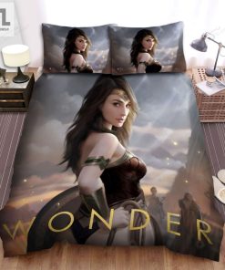 Wonder Woman 1984 Movie Cloud Background Poster Bed Sheets Spread Comforter Duvet Cover Bedding Sets elitetrendwear 1 1