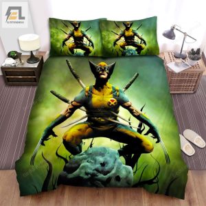 Wolverine Swords Bed Sheets Duvet Cover Bedding Sets elitetrendwear 1 1