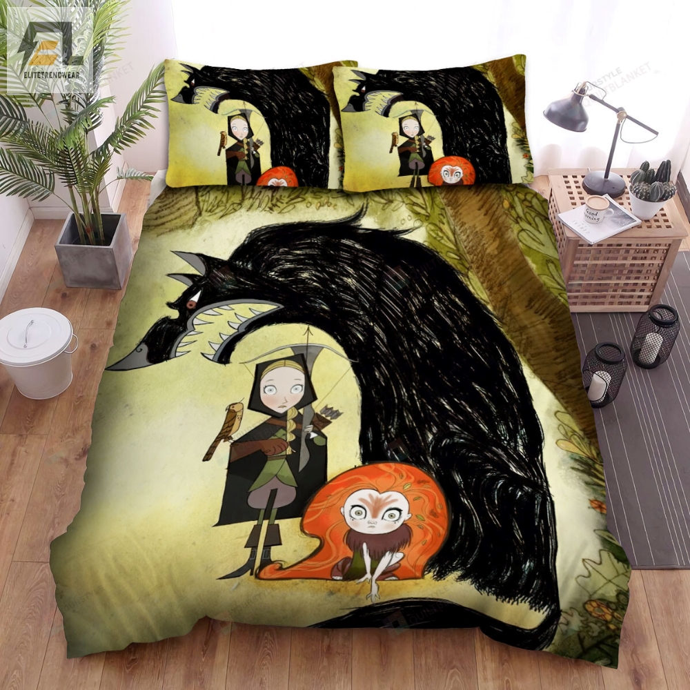 Wolfwalkers Movie Poster 1 Bed Sheets Duvet Cover Bedding Sets 