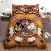 Wolf Native Dreamcatcher Bed Sheets Duvet Cover Bedding Sets elitetrendwear 1