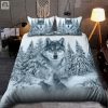 Wolf In The Winter Bed Sheets Duvet Cover Bedding Sets elitetrendwear 1