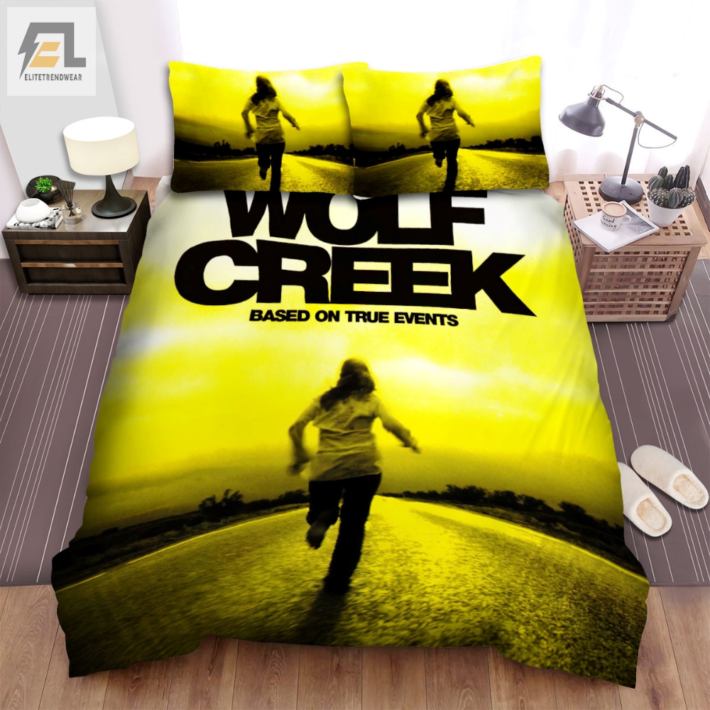 Wolf Creek 2005 The Scariest Film Of Year Movie Poster Bed Sheets Spread Comforter Duvet Cover Bedding Sets 