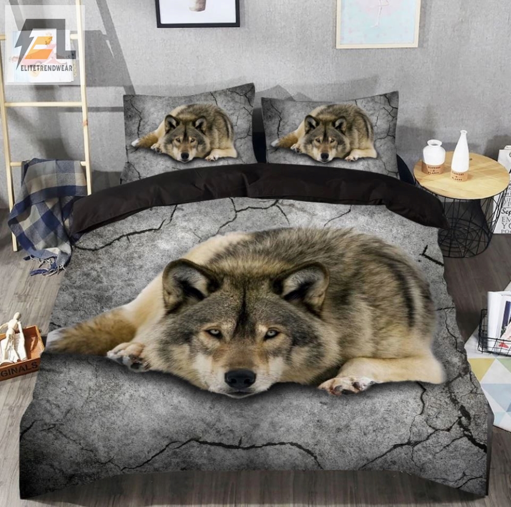 Wolf Â Wolf Relax Time Bedding Set 