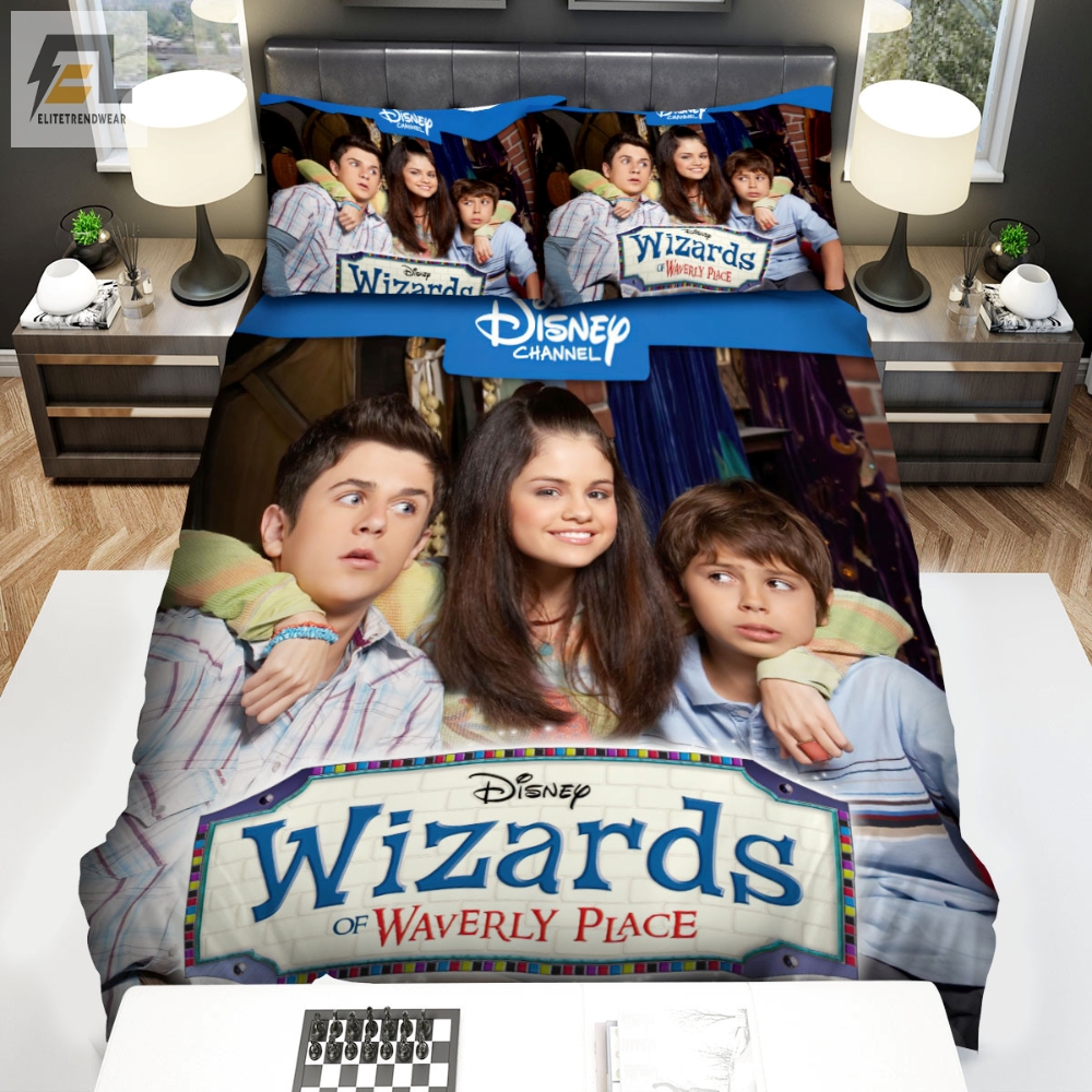 Wizards Of Waverly Place Movie Poster 4 Bed Sheets Duvet Cover Bedding Sets 