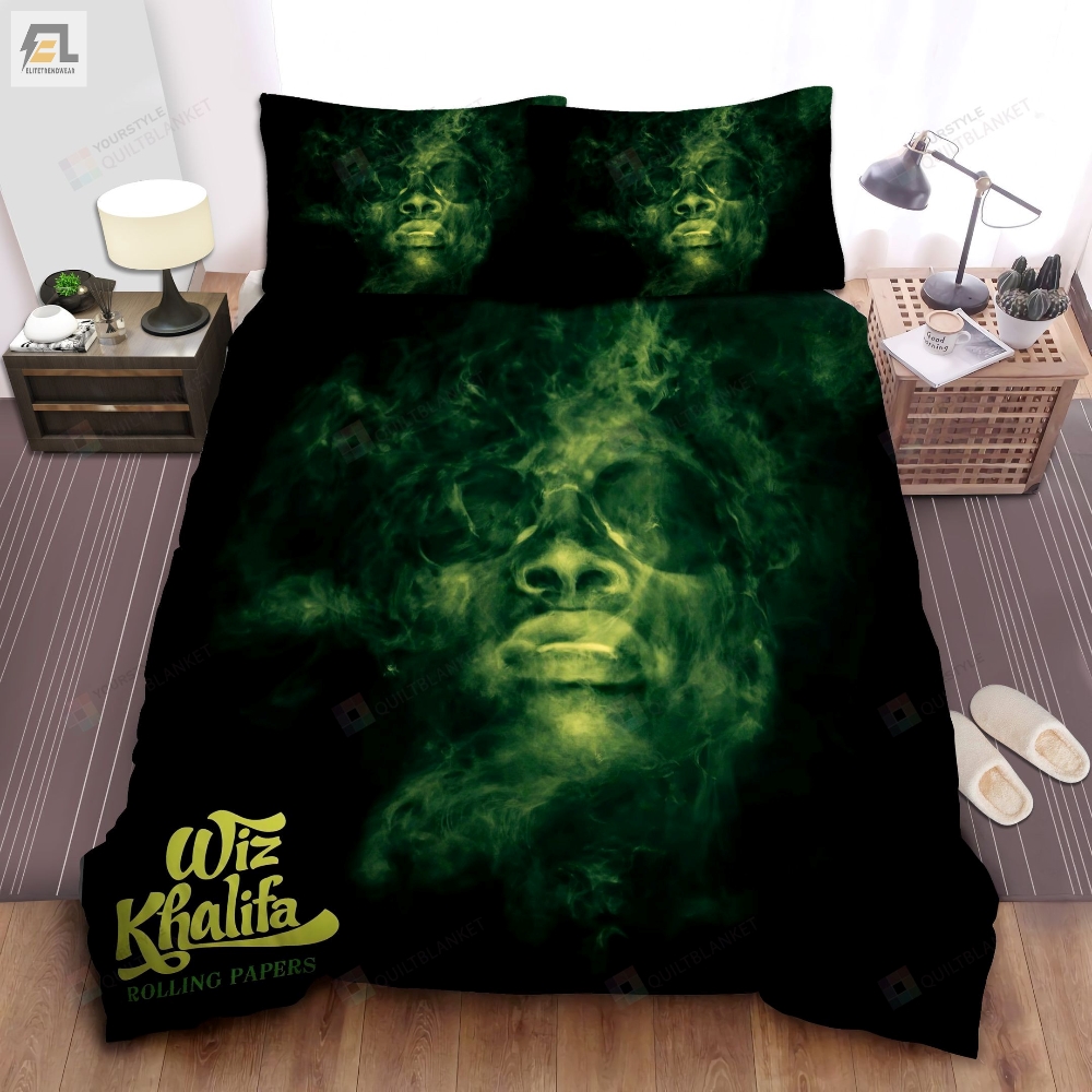 Wiz Khalifa Rolling Papers Album Art Cover Bed Sheets Spread Duvet Cover Bedding Sets 