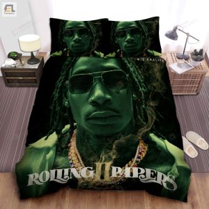 Wiz Khalifa Rolling Papers 2 Album Art Cover Bed Sheets Spread Duvet Cover Bedding Sets elitetrendwear 1 1