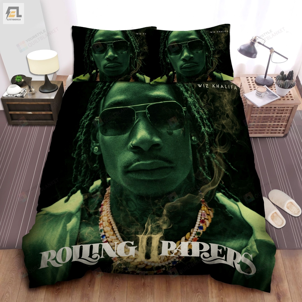 Wiz Khalifa Rolling Papers 2 Album Art Cover Bed Sheets Spread Duvet Cover Bedding Sets 