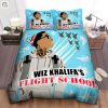 Wiz Khalifa Flight School Album Art Illustration Bed Sheets Spread Duvet Cover Bedding Sets elitetrendwear 1