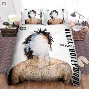 Wiz Khalifa Blacc Hollywood Album Art Cover Bed Sheets Spread Duvet Cover Bedding Sets elitetrendwear 1 1