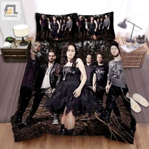 Within Temptation Music Band The Q Music Sessions Bed Sheets Spread Comforter Duvet Cover Bedding Sets elitetrendwear 1 1