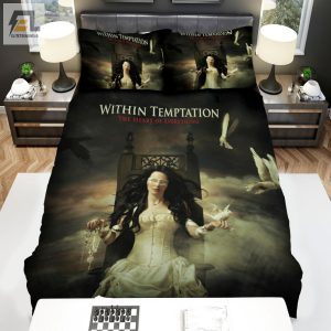 Within Temptation Music Band The Heart Of Everything Album Cover Bed Sheets Spread Comforter Duvet Cover Bedding Sets elitetrendwear 1 1