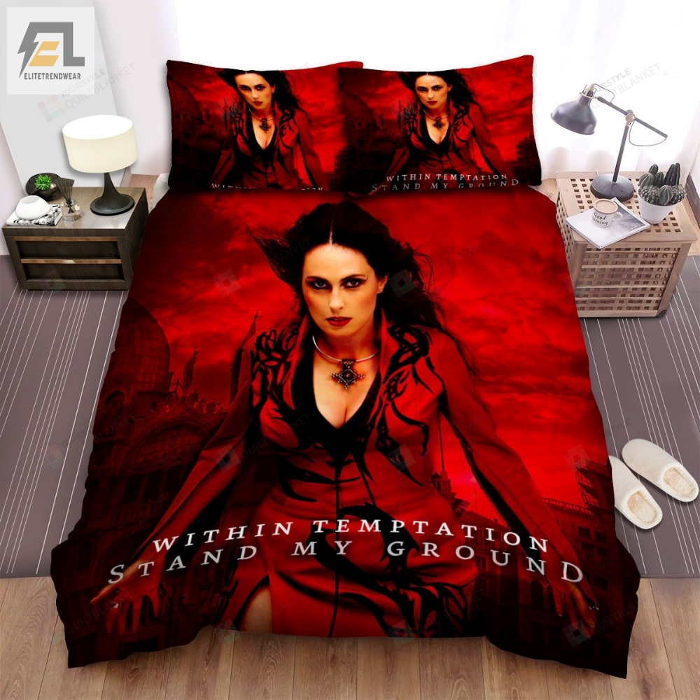 Within Temptation Music Band Stand My Ground Bed Sheets Spread Comforter Duvet Cover Bedding Sets 