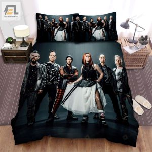 Within Temptation Music Band Shed My Skin Music Video Bed Sheets Spread Comforter Duvet Cover Bedding Sets elitetrendwear 1 1